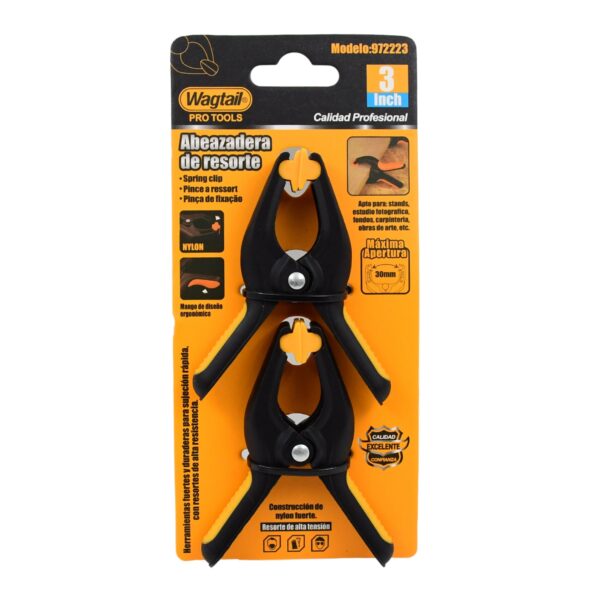 3 inch Heavy Duty Clips Clamp Spring Clamps Clip Fixture (2 Pc Set) - Image 5