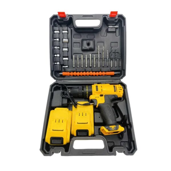 24 V lithium Double battery cordless drill set (29 Pcs Set) - Image 5