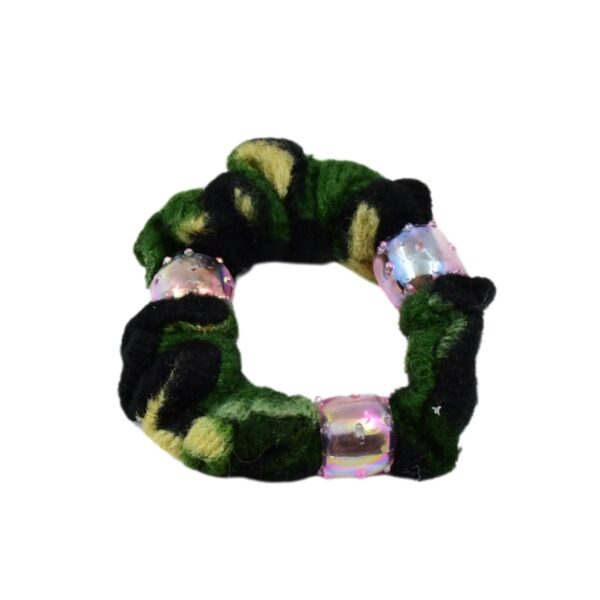 Small Hair Rubber Bands (Pack of 1 / Multicolour / Design) - Image 5