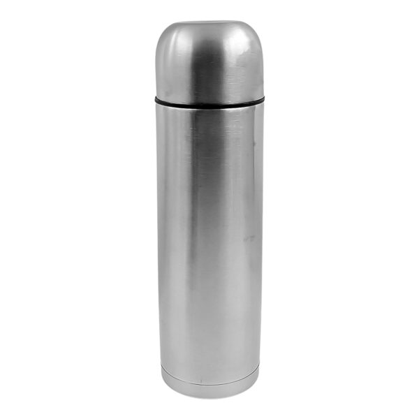 Vacuum Flask Without Cover, 18/8 Stainless Steel | Hot and Cold Water Bottle with Push-Down Lid | Double Walled Stainless Steel Bottle for Travel, Home, Office, School, Picnic (1000 ML / Without Cover) - Image 6
