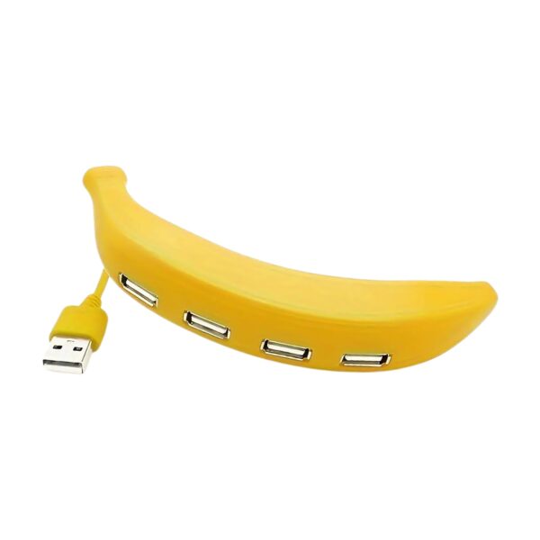 Banana Shape USB Hub, 2.0 Hub USB Splitter, 4-Port USB Hub (1 Pc) - Image 5