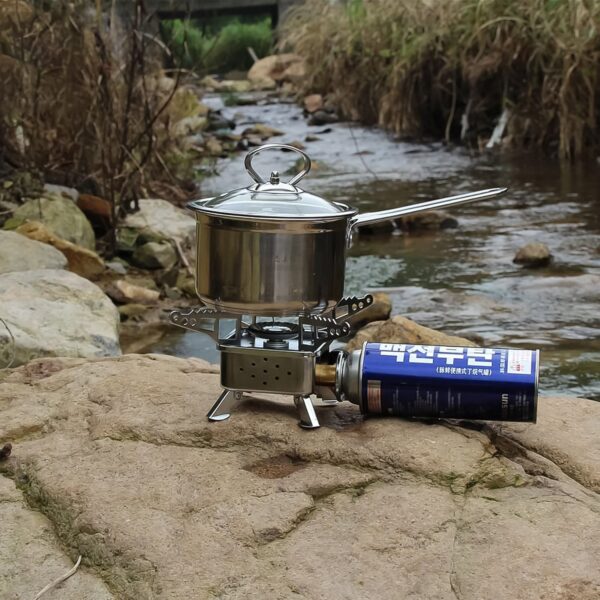 Mini Portable Square Camping Stove (1 Pc) - Image 7