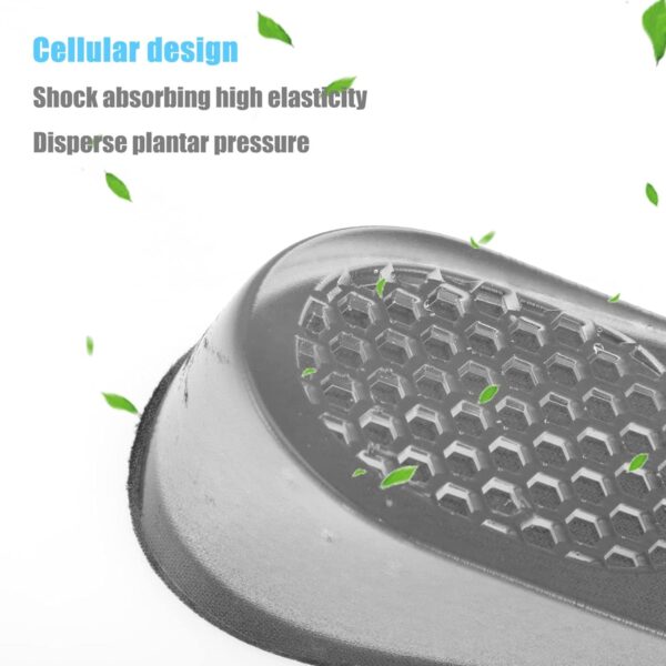 1 Pairs Silicone Heel Pads, Shoes Insole (12×7×2 Cm) - Image 4