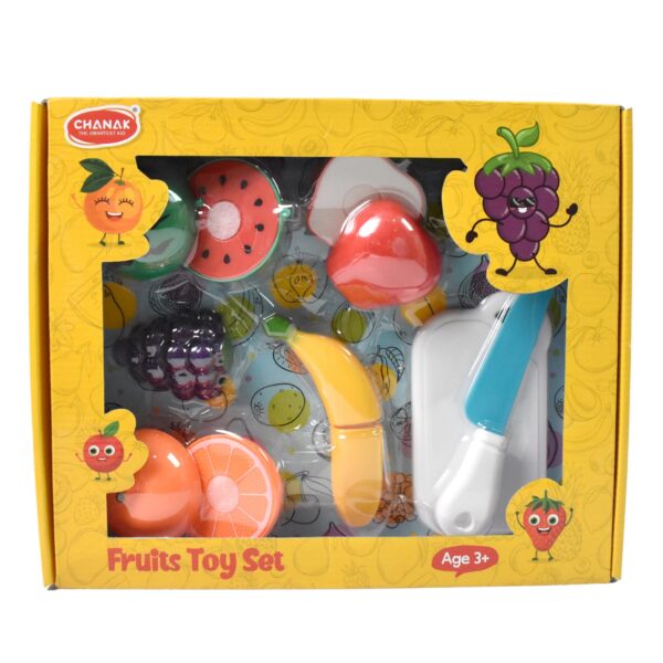 Realistic Sliceable Fruits Cutting Play Toy Set (7 Pcs Set) - Image 5