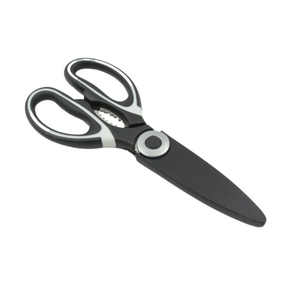 3 in1 Multi-Function Kitchen Household for Vegetables, Fruit, Cheese & Meat Slices with Bottle Opener Stainless Steel Sea Food Scissor (1 Pc ) - Image 5