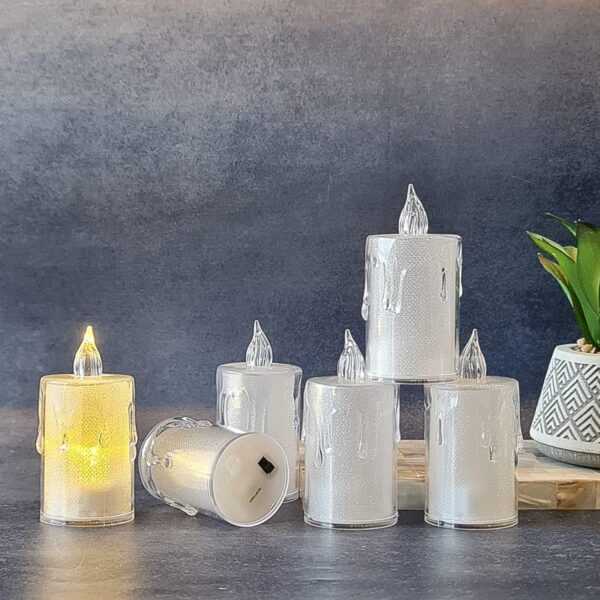 Simple Candles for Home Decoration, Crystal Candle Lights - Image 6