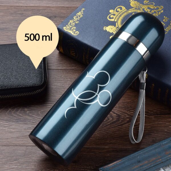 Stainless Steel Thermal mug / Water Bottle, vacuum flask (500 ML / 1 Pc / Mix Color) - Image 6