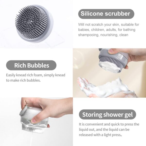 Head Scalp Massager Shampoo Brush (1 Pc) - Image 5