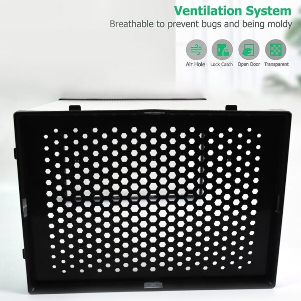 Big Plastic Stackable Shoe Storage Box (1 Pc / 37x27x19 Cm) - Image 7