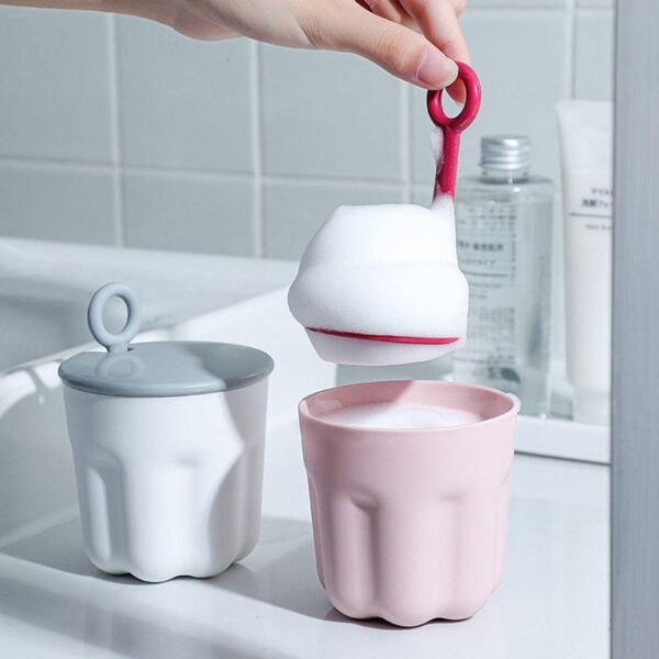 Winter Facial Cleanser Foaming Shaker Washing Artifact Bubble Foaming Foaming Winter Summer Warm Fluffy - Image 4