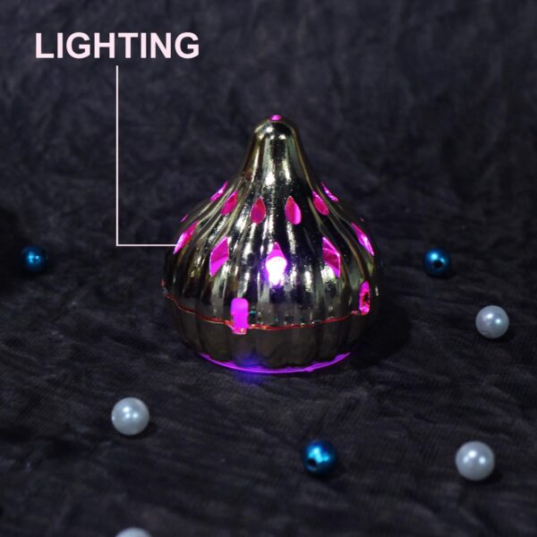 Multicolor Modak Shaped Color Changing LED Light (1 Pc) - Image 4