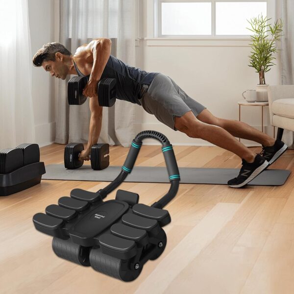 Automatic Rebound Abdominal Wheel with 8 Elbow Supports (1 Pc) - Image 3