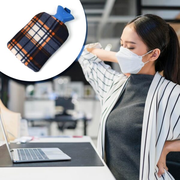 Hot Water Bottle Bag With Cover For Pain Relief (1 Pc) - Image 3