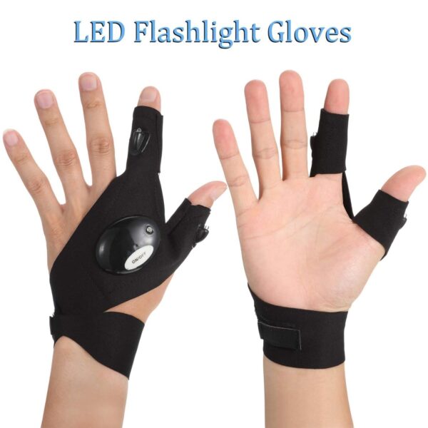 LED Flashlight Gloves Gifts for Men (Hand Gloves Light / 1 Pair) - Image 7