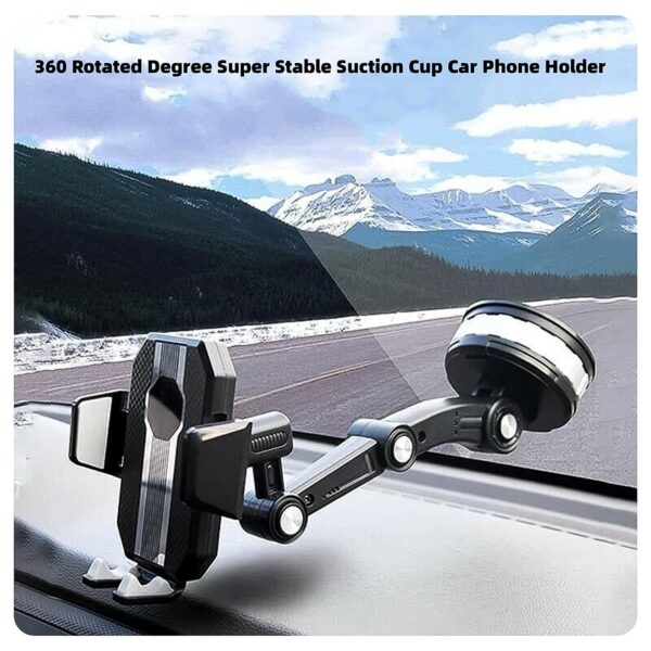 360° Rotation Car Phone Holder Mount (1 Pc) - Image 3