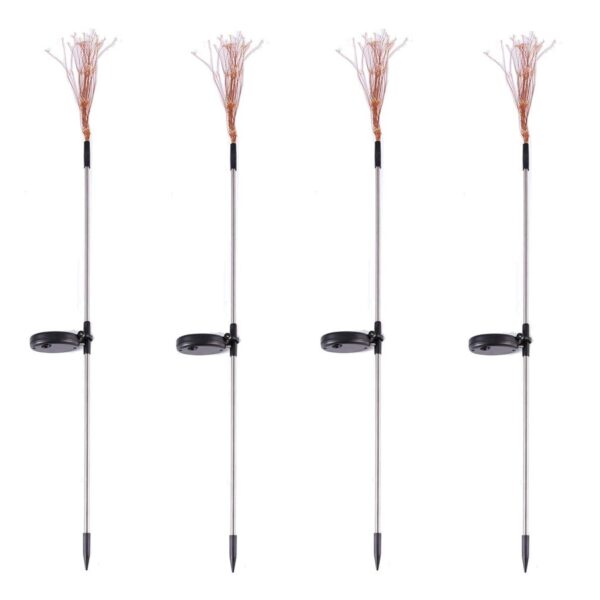 Colorful Multi Led Outdoor Solar Garden Lights (4 Pcs Set) - Image 8