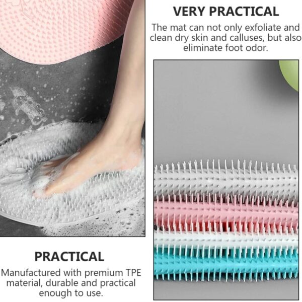 Silicone Bath Massage Cushion with Suction Cup (35×28 CM / 1 Pc) - Image 7