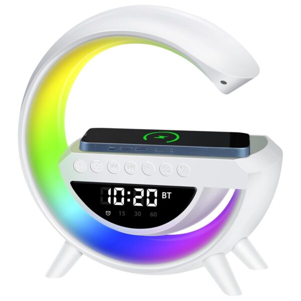 G Lamp Speaker - 3-in-1 Bluetooth Speaker with Fast Wireless Charging (1 Pc) - Image 5