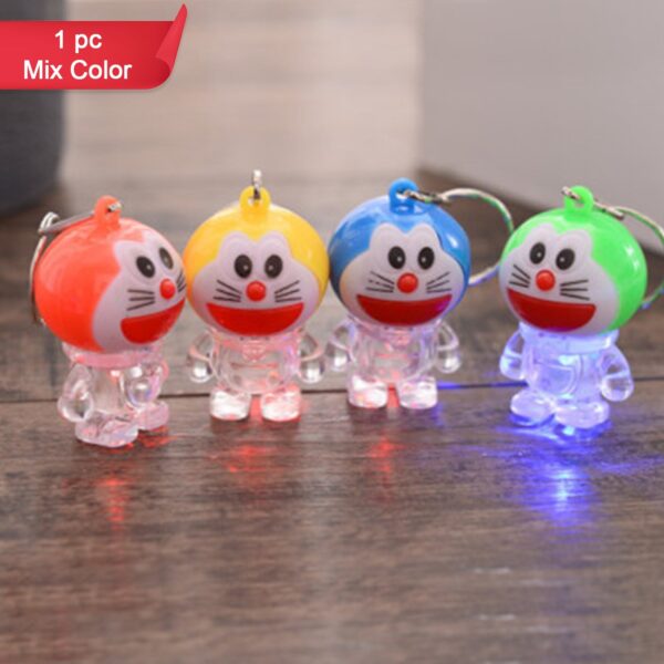 Doremon lightning keychain, 2 colored lightning keychain (1 pc) - Image 3