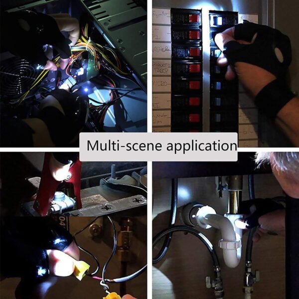 LED Flashlight Gloves Gifts for Men (Hand Gloves Light / 1 Pair) - Image 8
