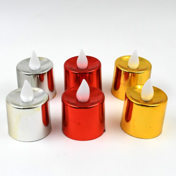 Electrical Candles Diya LED Tea Light (6 Pcs Set) - Image 5