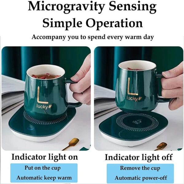 USB Coffee Mug Heater – Electric Cup Warmer (1 Set) - Image 7