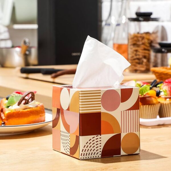 Tissues Cube Box – Stylish and Practical Tissue Holder for Home & Office (50 Pcs Set Approx) - Image 8