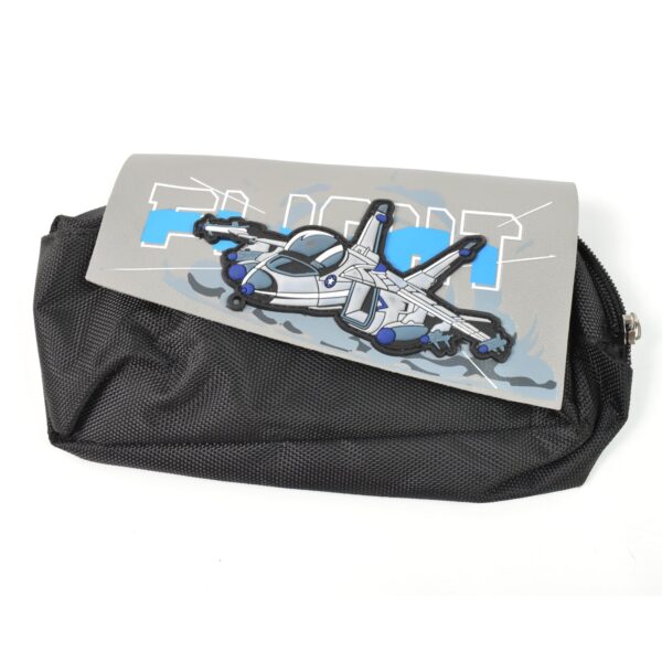 Pencil Pouch With Zipper, Students Pencil Case Large Capacity, Makeup Pouch, Stationery Bag (1 Pc/ 2 Compartment) - Image 5