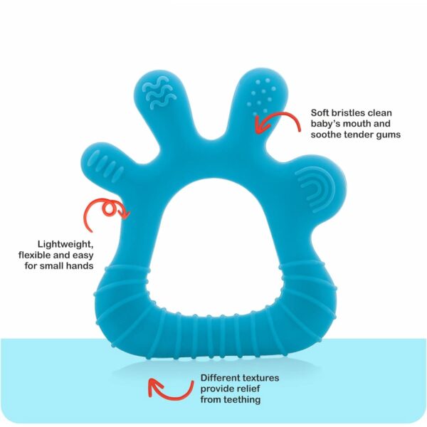 Silicone Baby Teether Pack of 1 (Mix Design & Color) - Image 10
