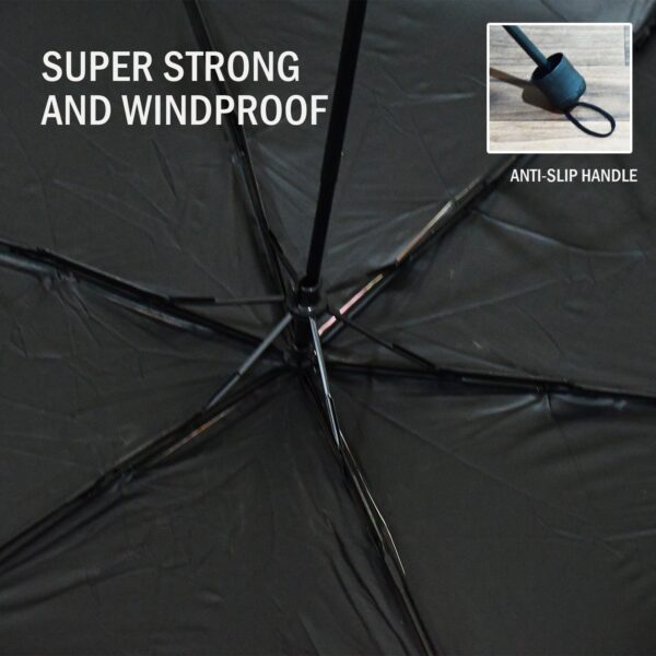 3-Fold Sun & Rain Protective Foldable Umbrella (1 Pc) - Image 8