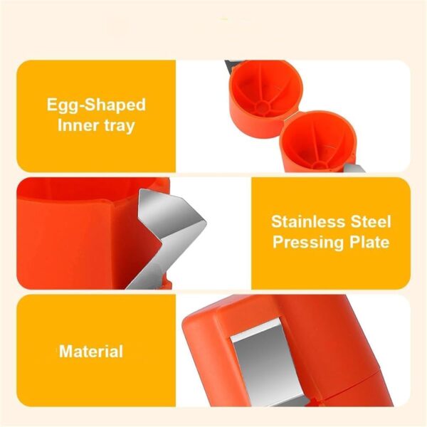 Egg Shell Opener Egg Cracker Tool for Raw Eggs Handheld (1 Pc) - Image 9