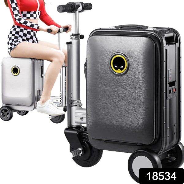 Electric suitcase smart driving luggage electric suitcase scooter with removable battery speed (1 Pc) - Image 2