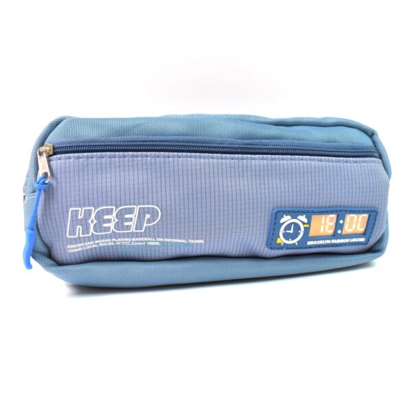 Pencil Pouch With Zipper, Students Pencil Case Large Capacity, Makeup Pouch, Stationery Bag (1 Pc / 2 Compartment) - Image 5