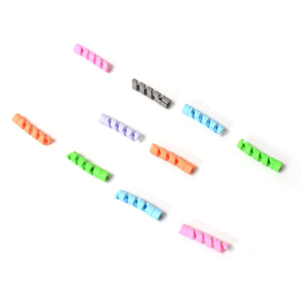 Spiral Charger Cable Protector Data Cable Saver Charging Cords Protective for All Universal  Cable Cover (Pack of 10) - Image 4