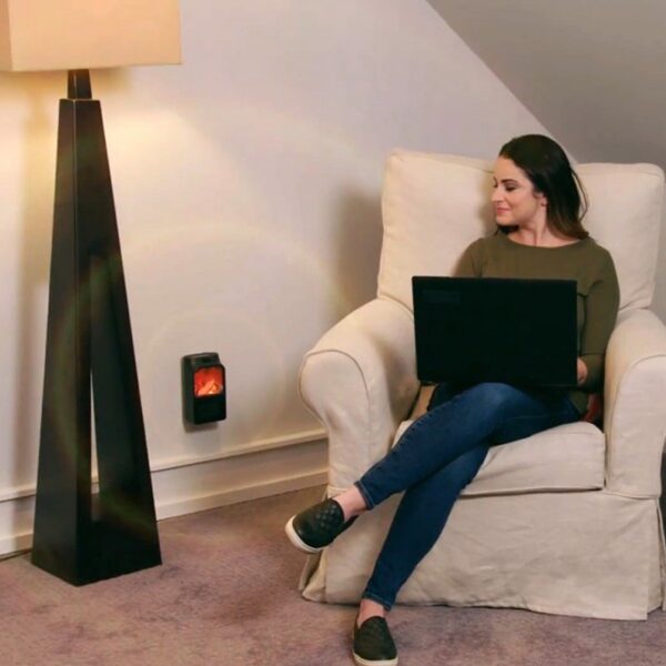 Portable Electric Fireplace lamp LED Flame Heater (900w / 1 Pc) - Image 10
