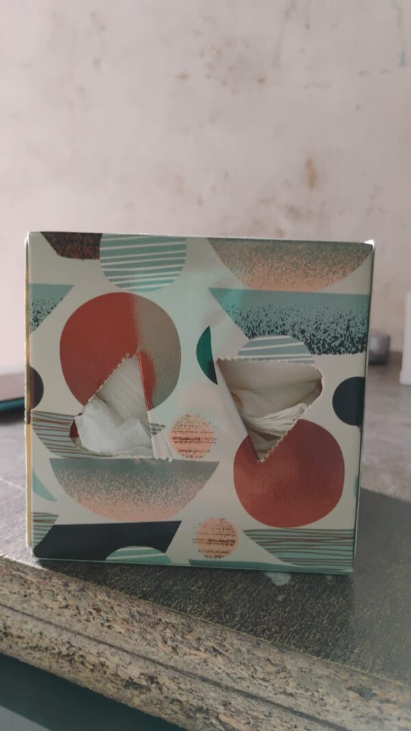Tissues Cube Box – Stylish and Practical Tissue Holder for Home & Office (50 Pcs Set Approx) - Image 10