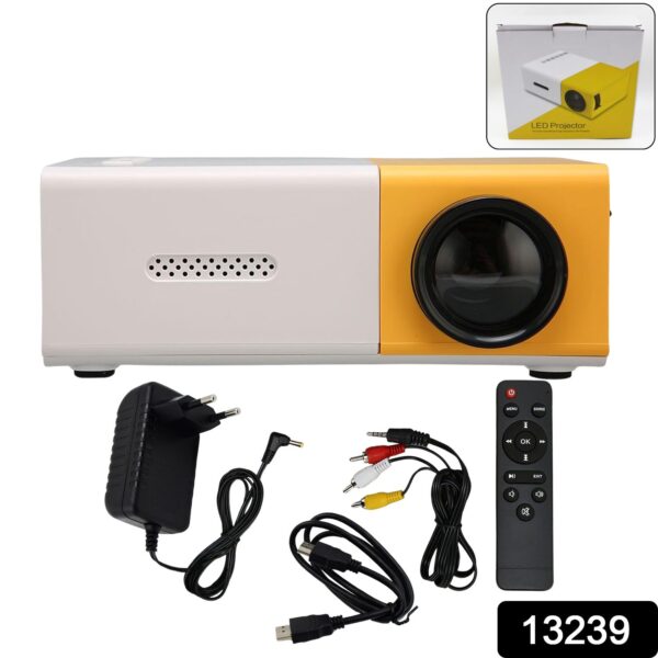 Portable Mini LED Projector (1 Set) - Image 2