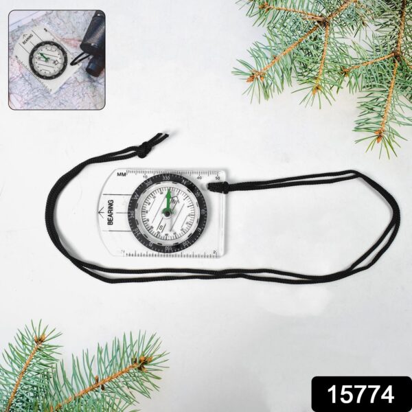 Plastic Compass for Travel Outdoor Compass (1 Pc) - Image 2