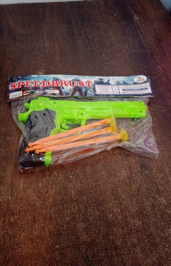 Manual 1 Gun Toys for Kids with 3 Free Soft Suction Dart Bullets / Arrow (1 Set) - Image 7