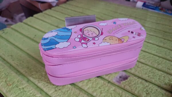 3 Layer Large Capacity With Multi-Functional Pencil Case (1 Pc) - Image 7