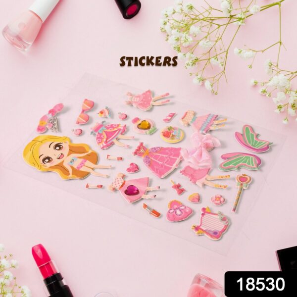 Multipurpose Adhesive 3D Stickers (1 Sheet /15×10 Cm) - Image 2