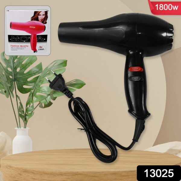Professional Multi Purpose Hair Dryer Salon, Hair Dryer 2 Speed Settings For Women And Men (1800 Watts) - Image 2