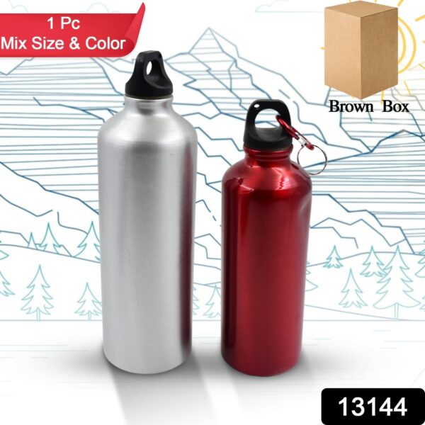 Aluminum Durable Sports Water Bottle (1 Pc / Mix Size & Color) - Image 2
