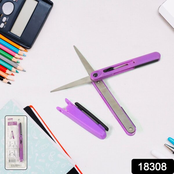 Pen Cut Compact Scissors in Pen Format, Pen-Style Portable Travel Scissors (1 Pc) - Image 2