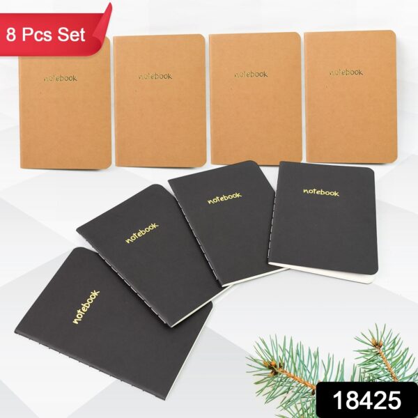 Pocket notebook Small notebook Mini notebook (8 Pcs Set) - Image 2