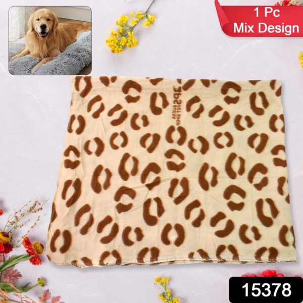 Big Pet Soft Blanket / Towel, Warm Sleep Mat (1 Pc / Mix Color & Design & Size) - Image 2