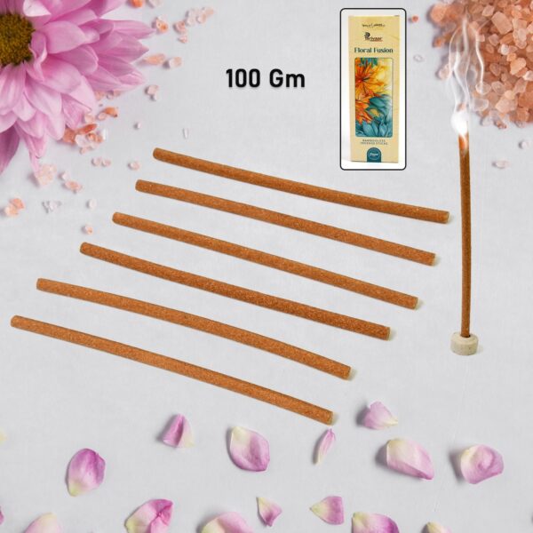 Premium Incense Sticks / Agarbatti (100 Gm / With Stand For Stick/ Mix Flavour) - Image 4