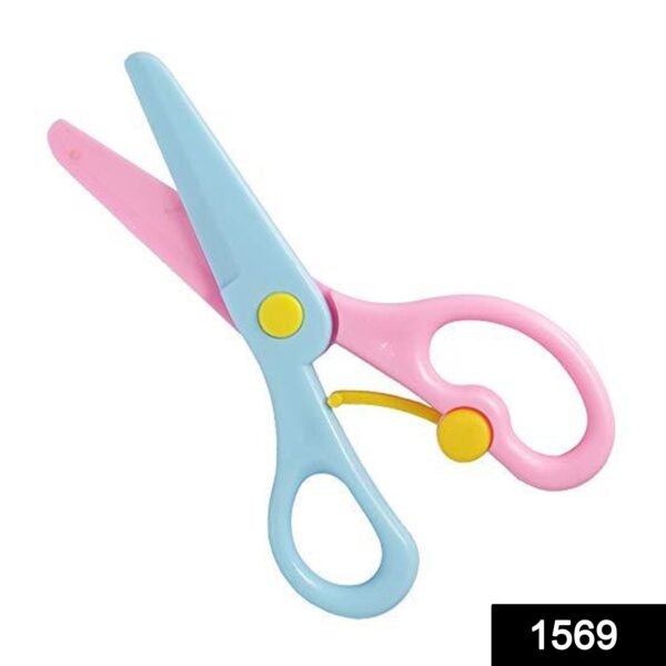 Kids Handmade Plastic Safety Scissors Safety Scissors - Image 2