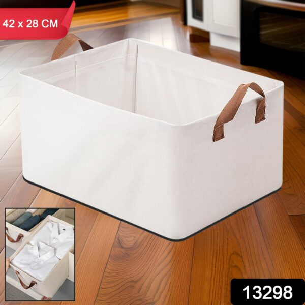 Cloth storage baskets, closet storage bins (42×28 Cm) - Image 2