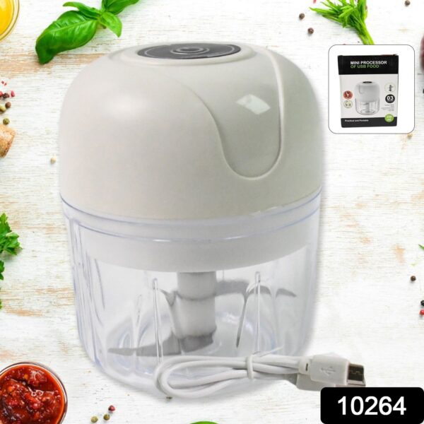 Wireless USB Rechargeable Mini Electric Garlic Machine / Chopper (250Ml) - Image 2